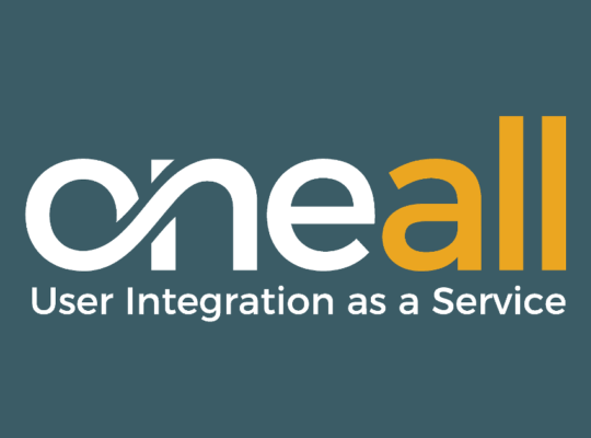 Social Login by OneAll logo showcasing seamless user authentication via social media accounts.