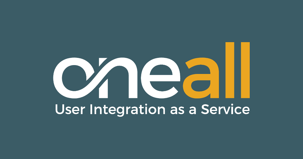 Social Login by OneAll logo showcasing seamless user authentication via social media accounts.