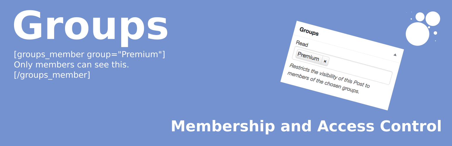 Group Memberships for WordPress - Manage Group-Based Access and Content