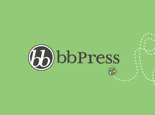 bbPress logo showcasing forum creation, community discussion, and user management features."