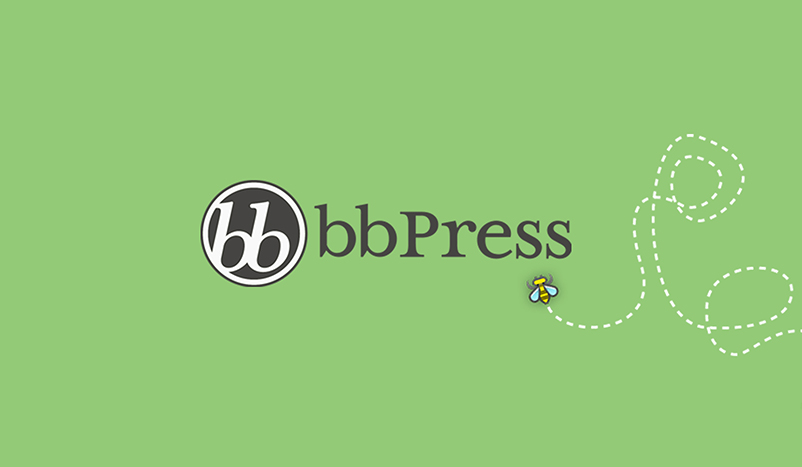 bbPress logo showcasing forum creation, community discussion, and user management features."