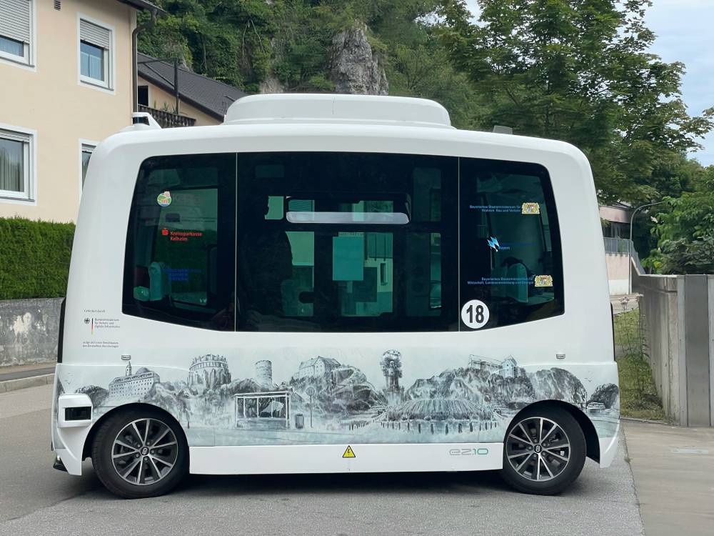 AI-powered autonomous vehicle driving on a futuristic smart city road"