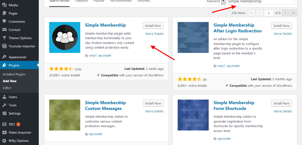 Visual of Simple Membership plugin with icons for user access and secure content protection.