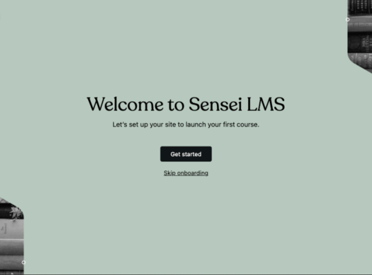 A clean and modern digital representation of a Learning Management System (LMS) interface, showcasing a user-friendly design.