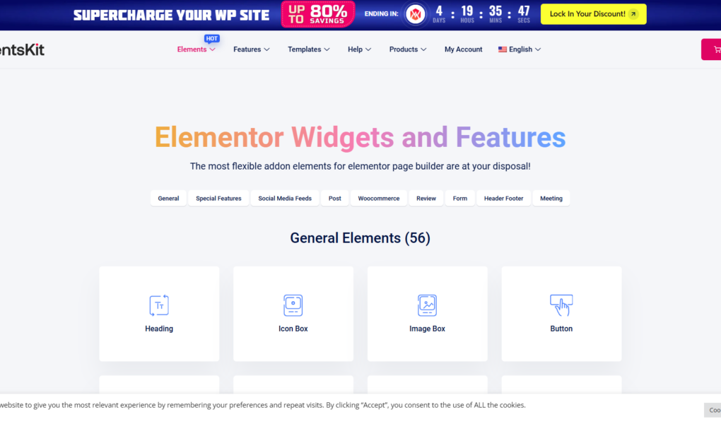 ElementsKit - Advanced Elementor addon with widgets, modules, and templates.