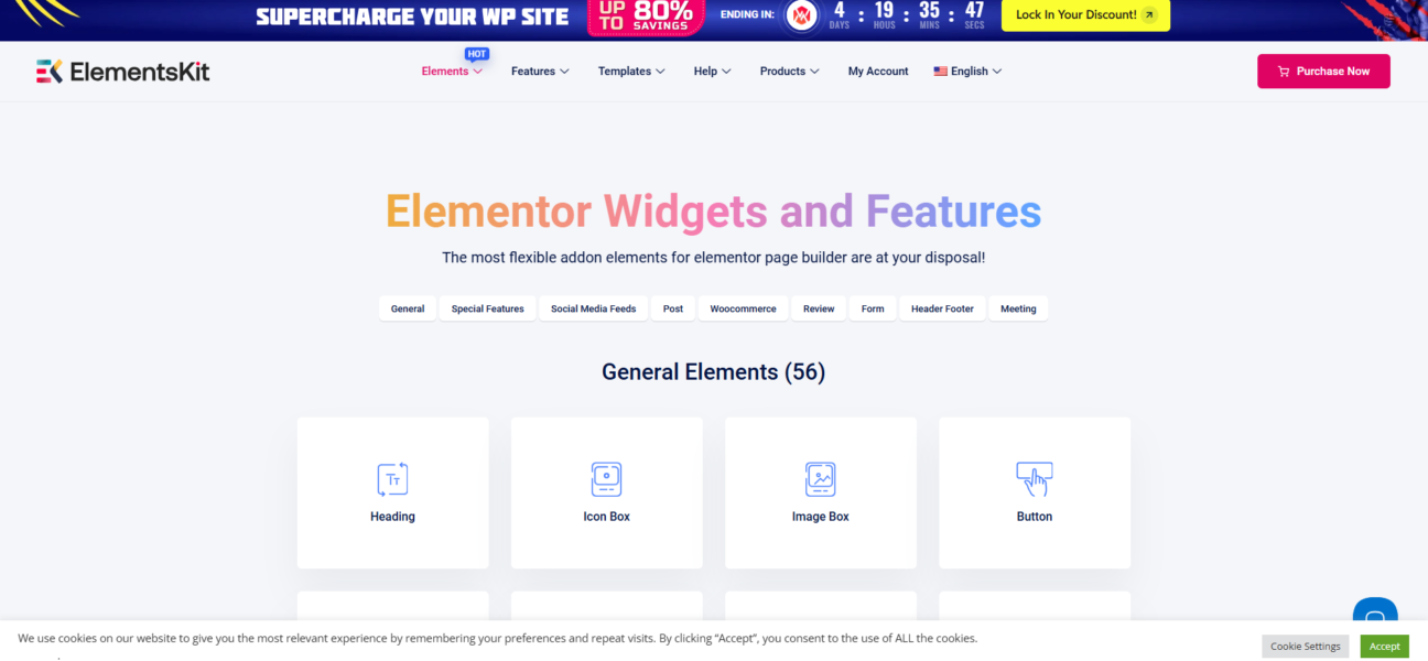 ElementsKit - Advanced Elementor addon with widgets, modules, and templates.