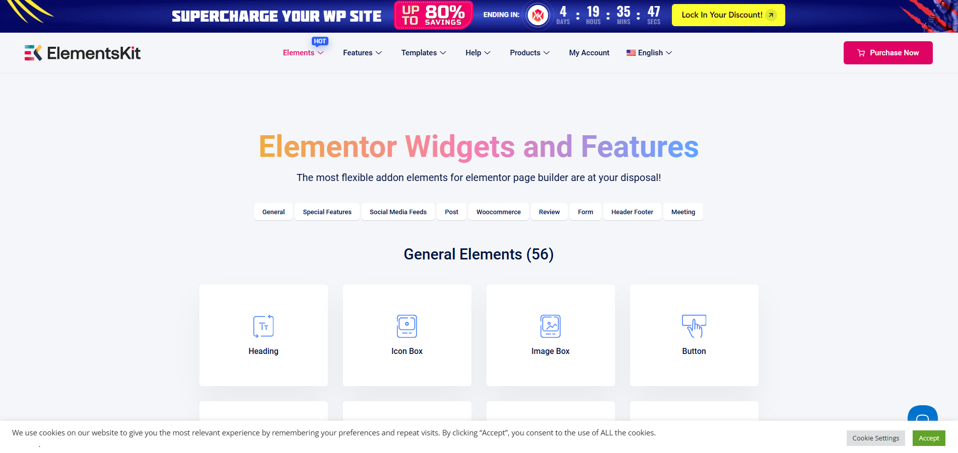 ElementsKit - Advanced Elementor addon with widgets, modules, and templates.