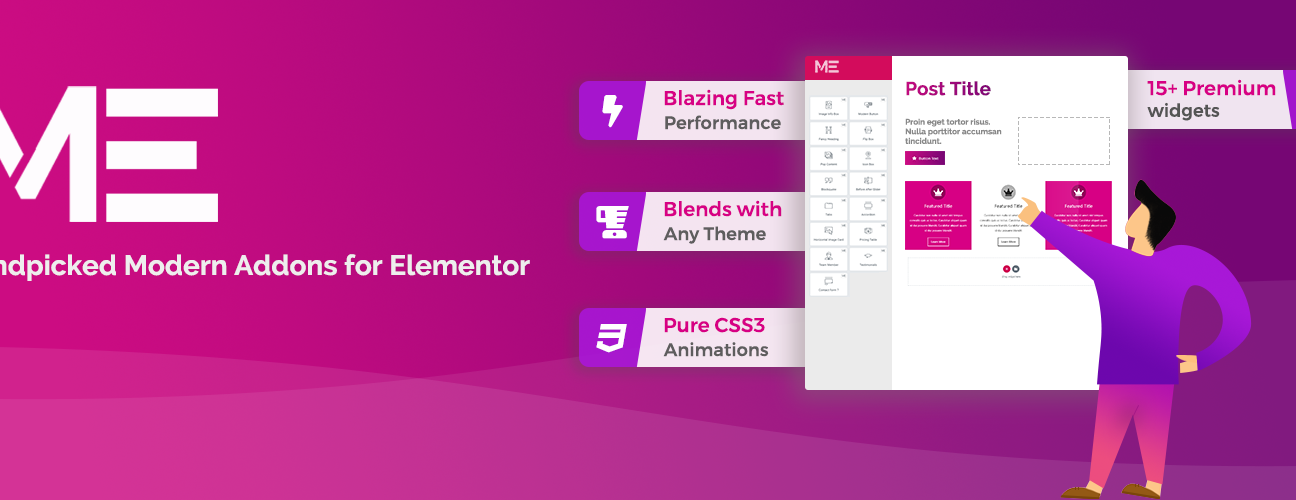 Moderna Addons for Elementor – Customizable Widgets for Stunning Web Designs