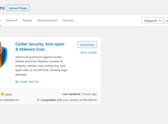 WP Cerber Security plugin for WordPress – Protect your site from threats.