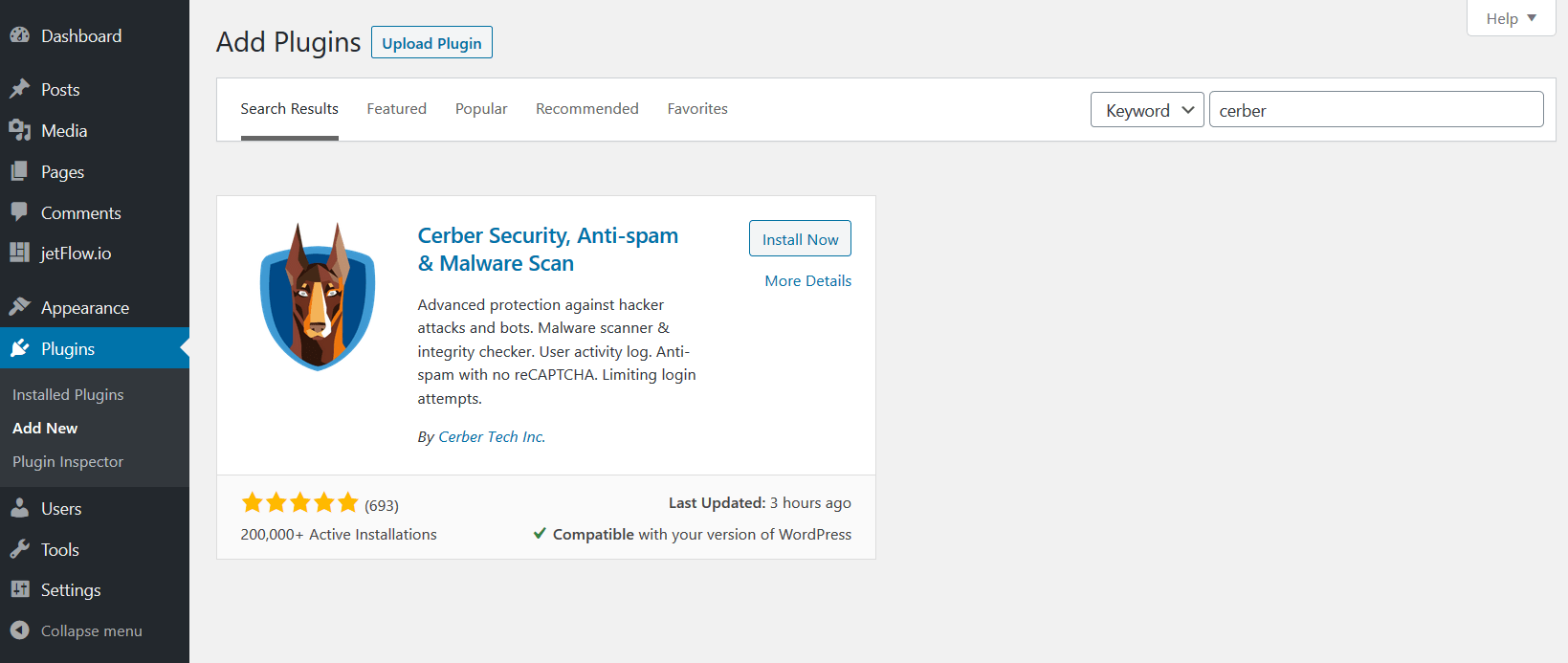 WP Cerber Security plugin for WordPress – Protect your site from threats.