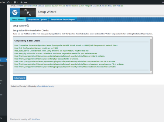 BulletProof Security Plugin for WordPress